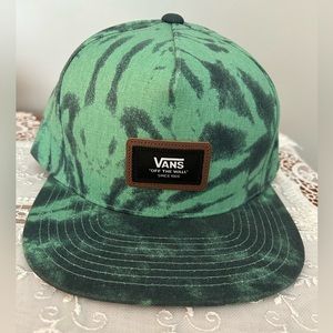 EXCLUSIVE Vans Off The Wall Emerald Green Tie Dye Snapback